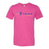 Be Brave Classic Tee, Berry Triblend