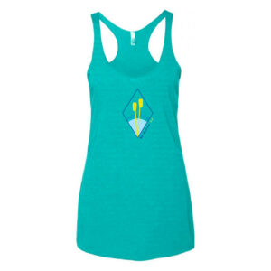 Rise and Row Tank, Tahiti Blue