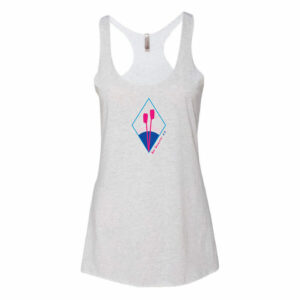 Rise and Row Tank, Heather White