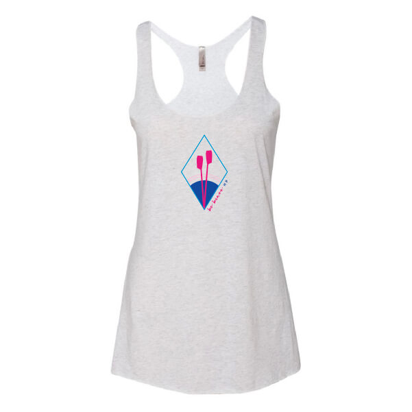 Rise and Row Tank, Heather White